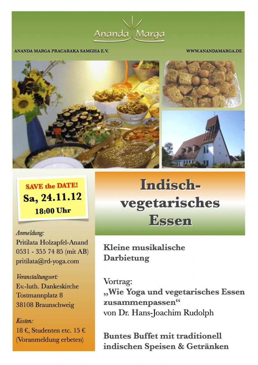 Flugblatt für Vegetarischen Abend Flugblatt für Vegetarischen Abend